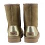Женские угги Ugg Classic Short II Metallic Driftwood