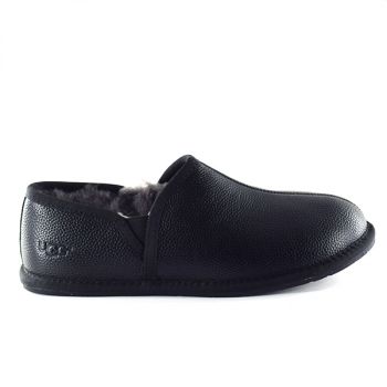 Мужские тапочки Ugg Men's SCUFF ROMEO II Leather Black