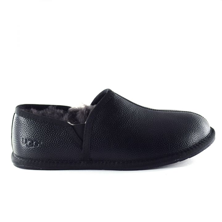 Мужские тапочки Ugg Men's SCUFF ROMEO II Leather Black