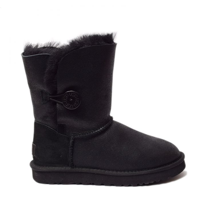 Женские угги Ugg Bailey Button Bomber Dark Black
