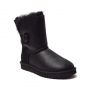 Женские угги Ugg Bailey Button Bomber Dark Black