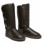 Женские угги Ugg Bailey Button Triplet Chocolate Metallic