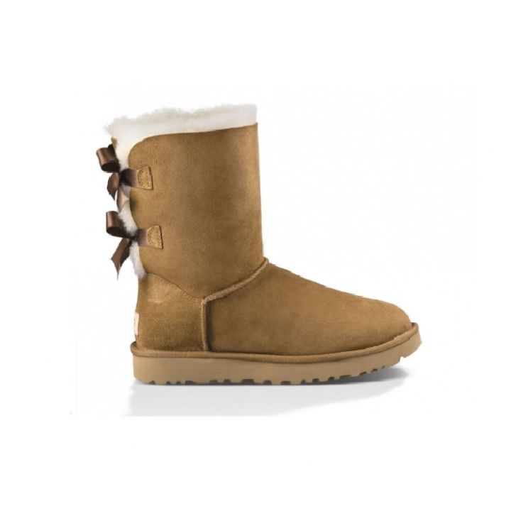 Женские угги Ugg Bailey Bow II Chestnut