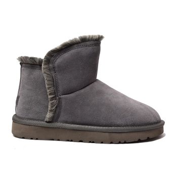 Женские угги Ugg Women's Classic Mini Fluff High-Low Grey