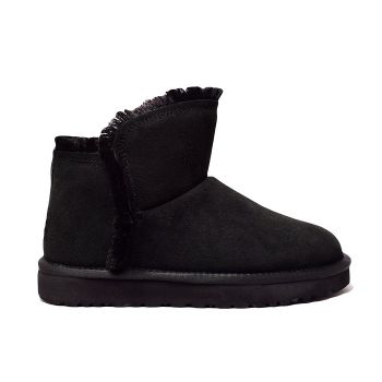 Женские угги Ugg Women's Classic Mini Fluff High-Low Black