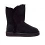 Женские угги Ugg Women's Classic Short Fluff High-Low Black