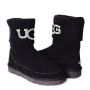 Женские угги Ugg Classic Rib Knit Black