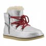 Женские угги Ugg Jimmy Choo Lodge Mini Leather Silver