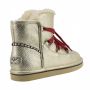 Женские угги Ugg Jimmy Choo Lodge Mini Leather Gold