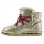Женские угги Ugg Jimmy Choo Lodge Mini Leather Gold