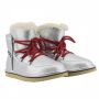 Женские угги Ugg Jimmy Choo Lodge Mini Leather Silver